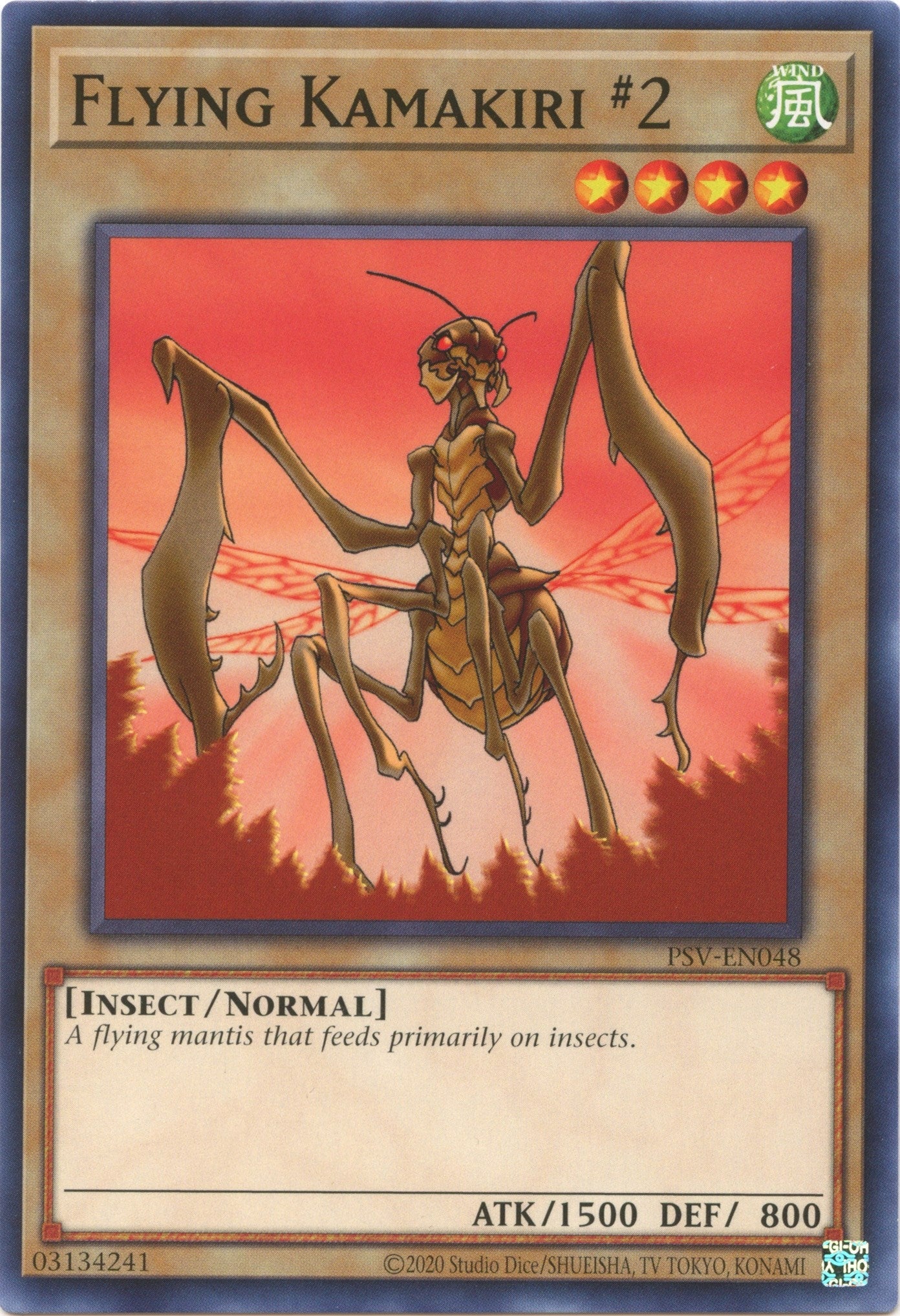 Image for Flying Kamakiri #2 (Pharaoh's Servant (25th Anniversary Edition)) (PSV-EN048) - YuGiOh