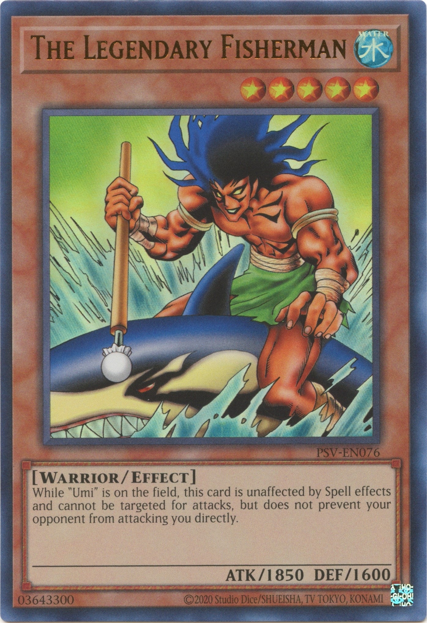 Image for The Legendary Fisherman (Pharaoh's Servant (25th Anniversary Edition)) (PSV-EN076) - YuGiOh
