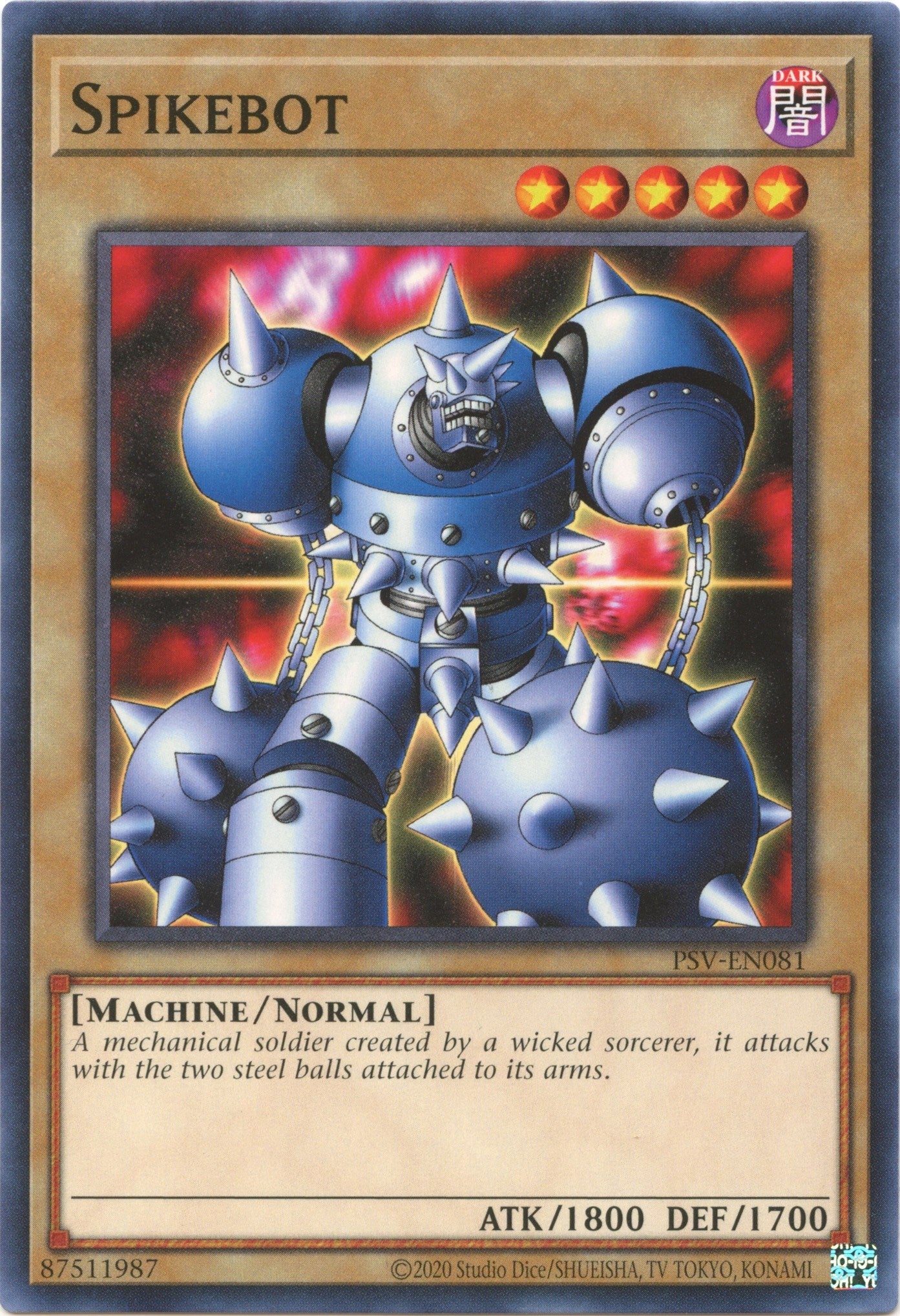 Image for Spikebot (Pharaoh's Servant (25th Anniversary Edition)) (PSV-EN081) - YuGiOh