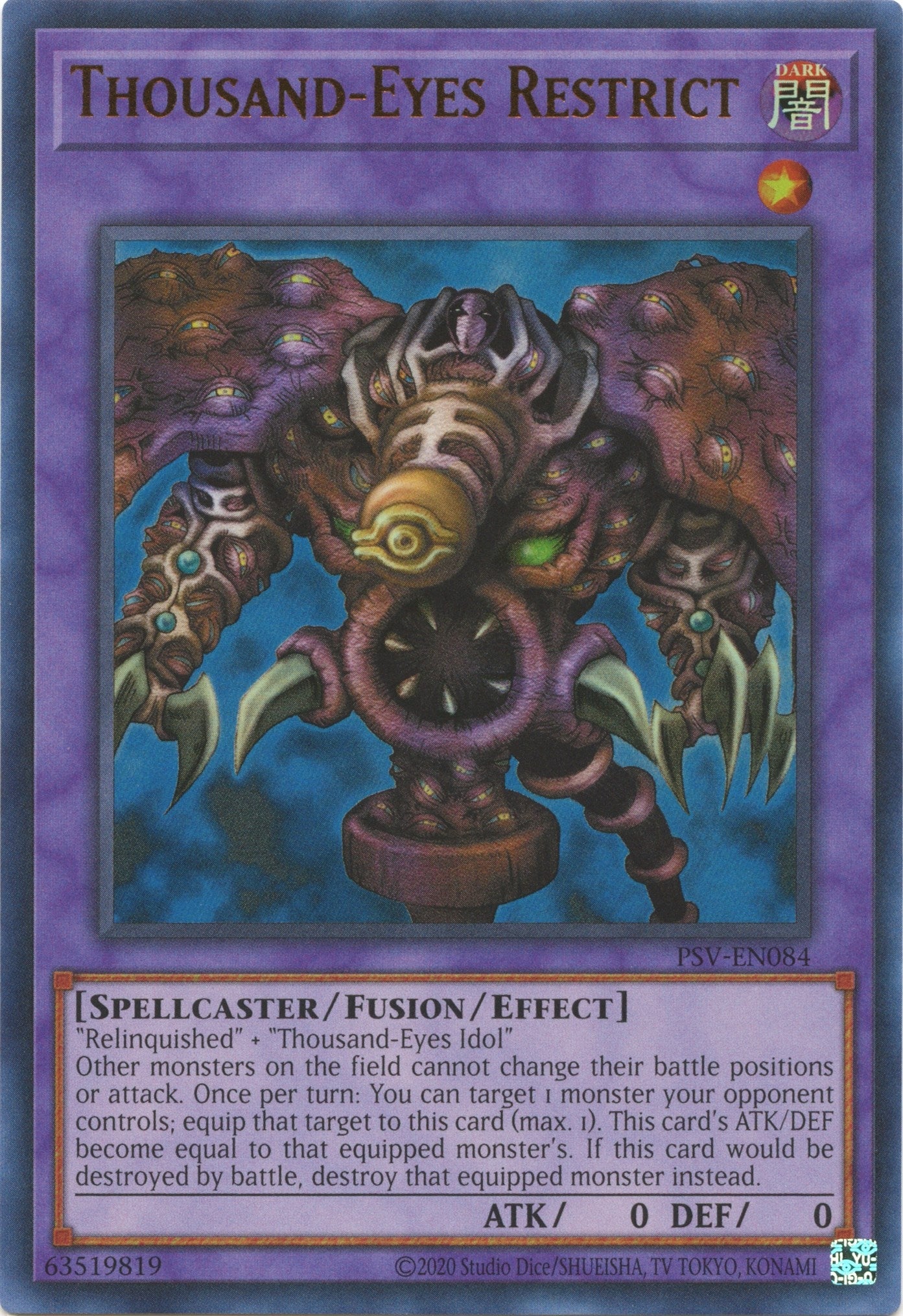 Image for Thousand-Eyes Restrict (Pharaoh's Servant (25th Anniversary Edition)) (PSV-EN084) - YuGiOh