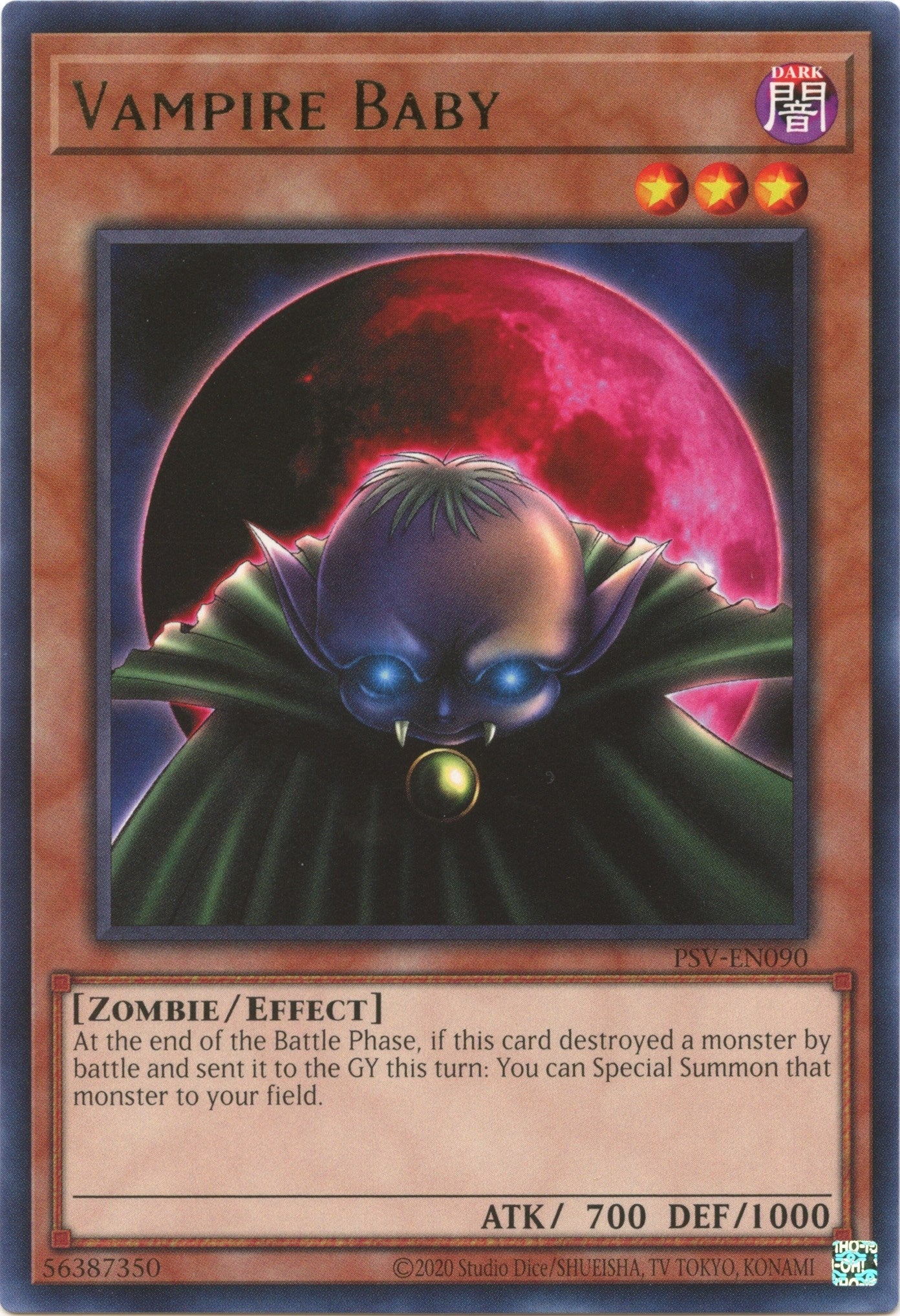 Image for Vampire Baby (Pharaoh's Servant (25th Anniversary Edition)) (PSV-EN090) - YuGiOh