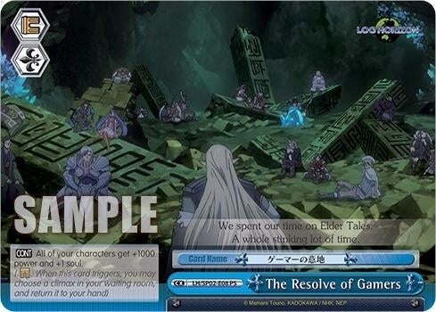 Image for The Resolve of Gamers (LOG HORIZON Power Up Set) (LH/SP02-E08 PS) - Weiss Schwarz