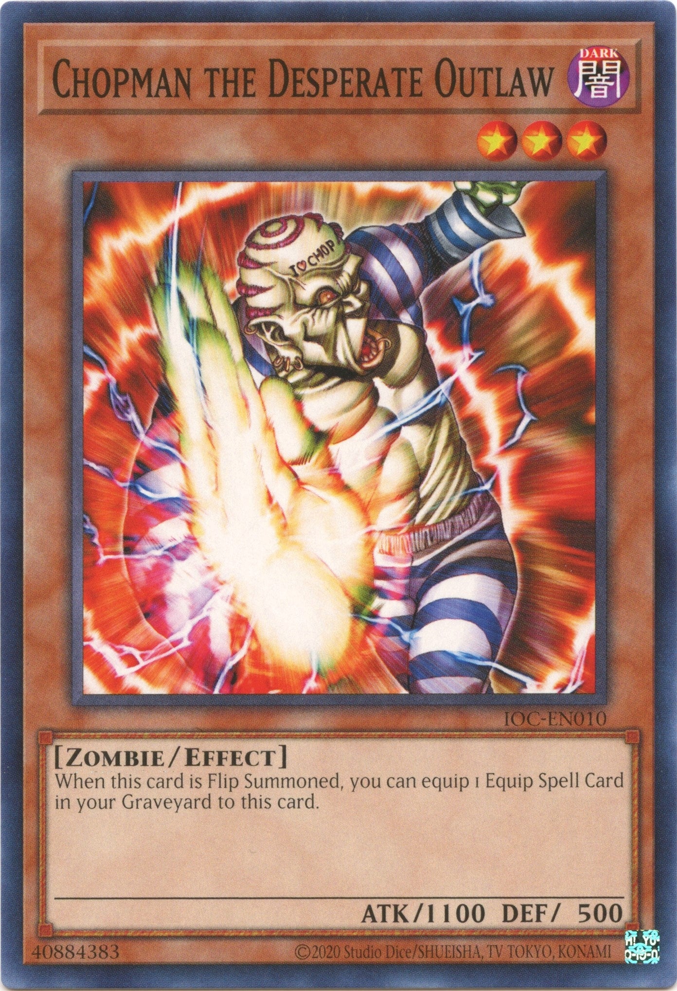Image for Chopman the Desperate Outlaw (Invasion of Chaos (25th Anniversary Edition)) (IOC-EN010) - YuGiOh