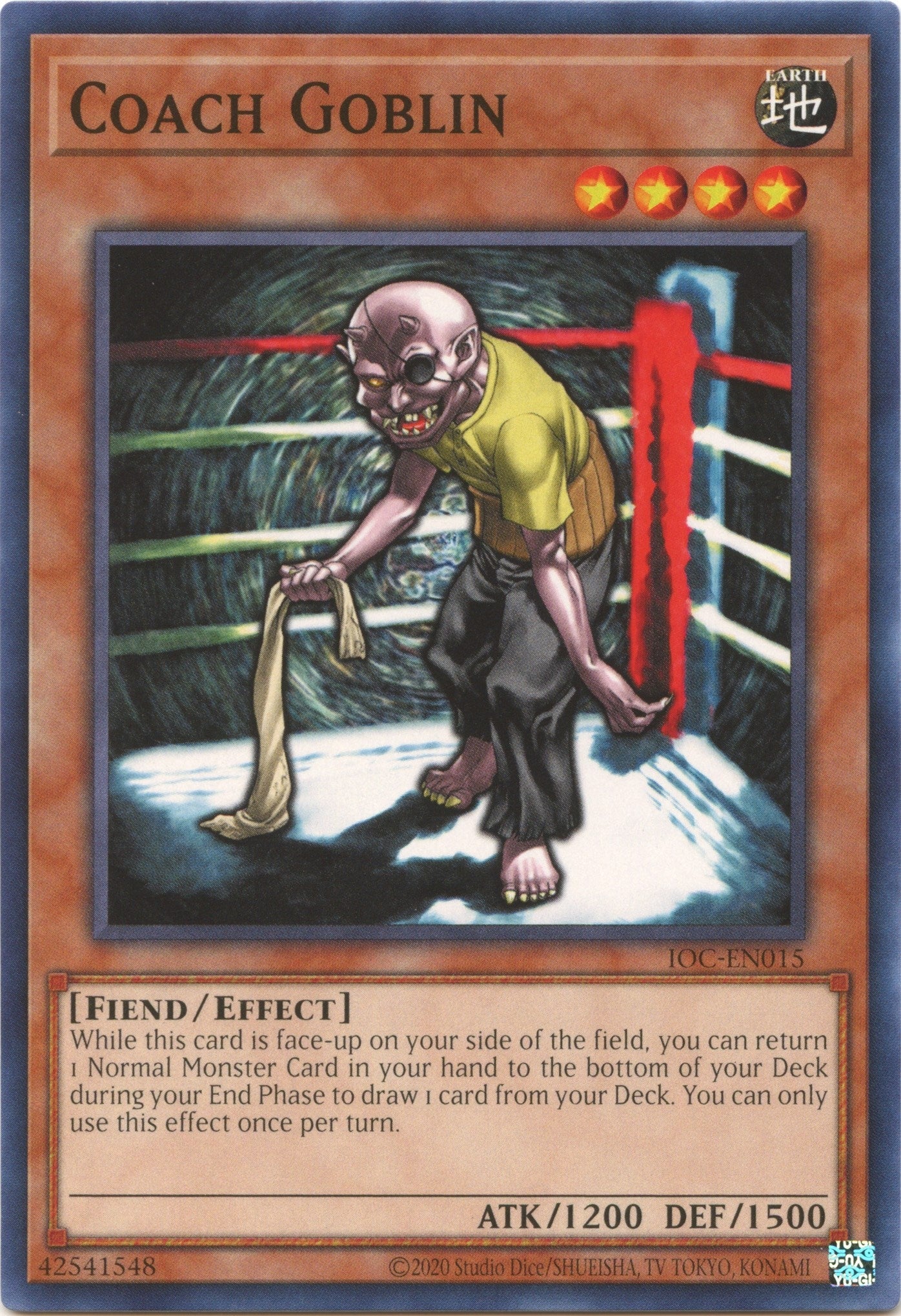 Image for Coach Goblin (Invasion of Chaos (25th Anniversary Edition)) (IOC-EN015) - YuGiOh
