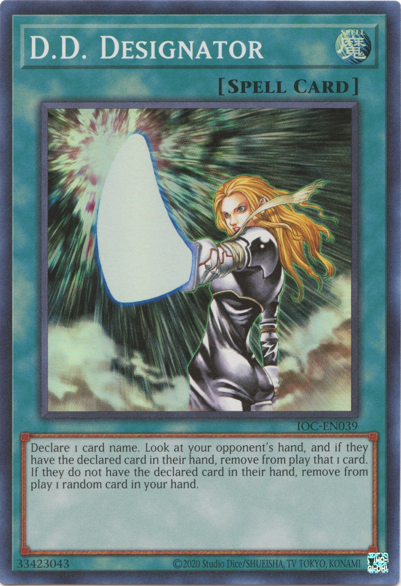 Image for D.D. Designator (Invasion of Chaos (25th Anniversary Edition)) (IOC-EN039) - YuGiOh