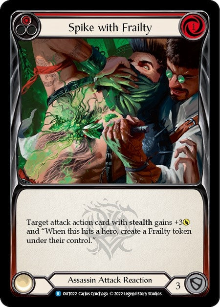 Image for Spike with Frailty (Outsiders) (OUT022) - Flesh and Blood TCG