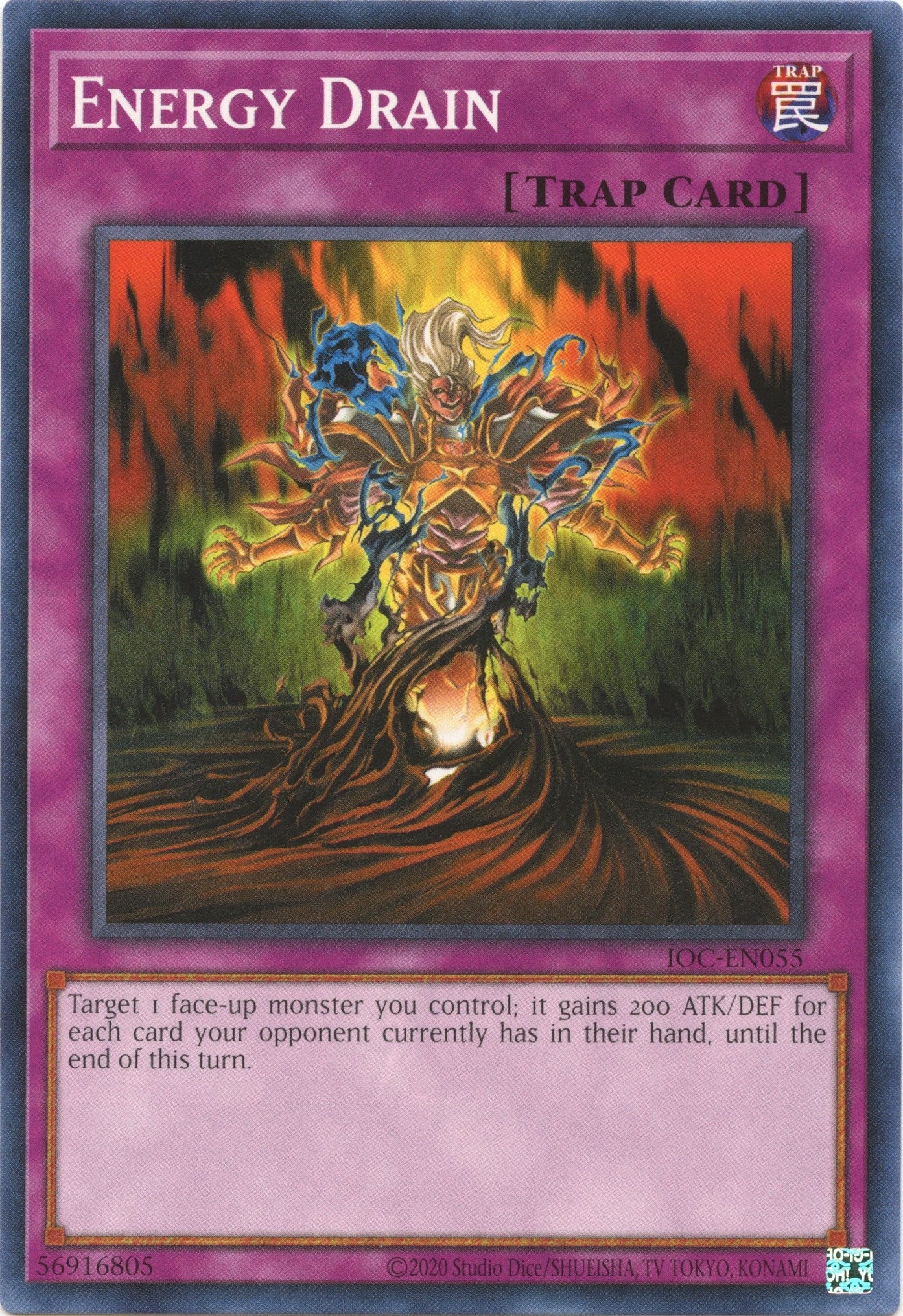 Image for Energy Drain (Invasion of Chaos (25th Anniversary Edition)) (IOC-EN055) - YuGiOh
