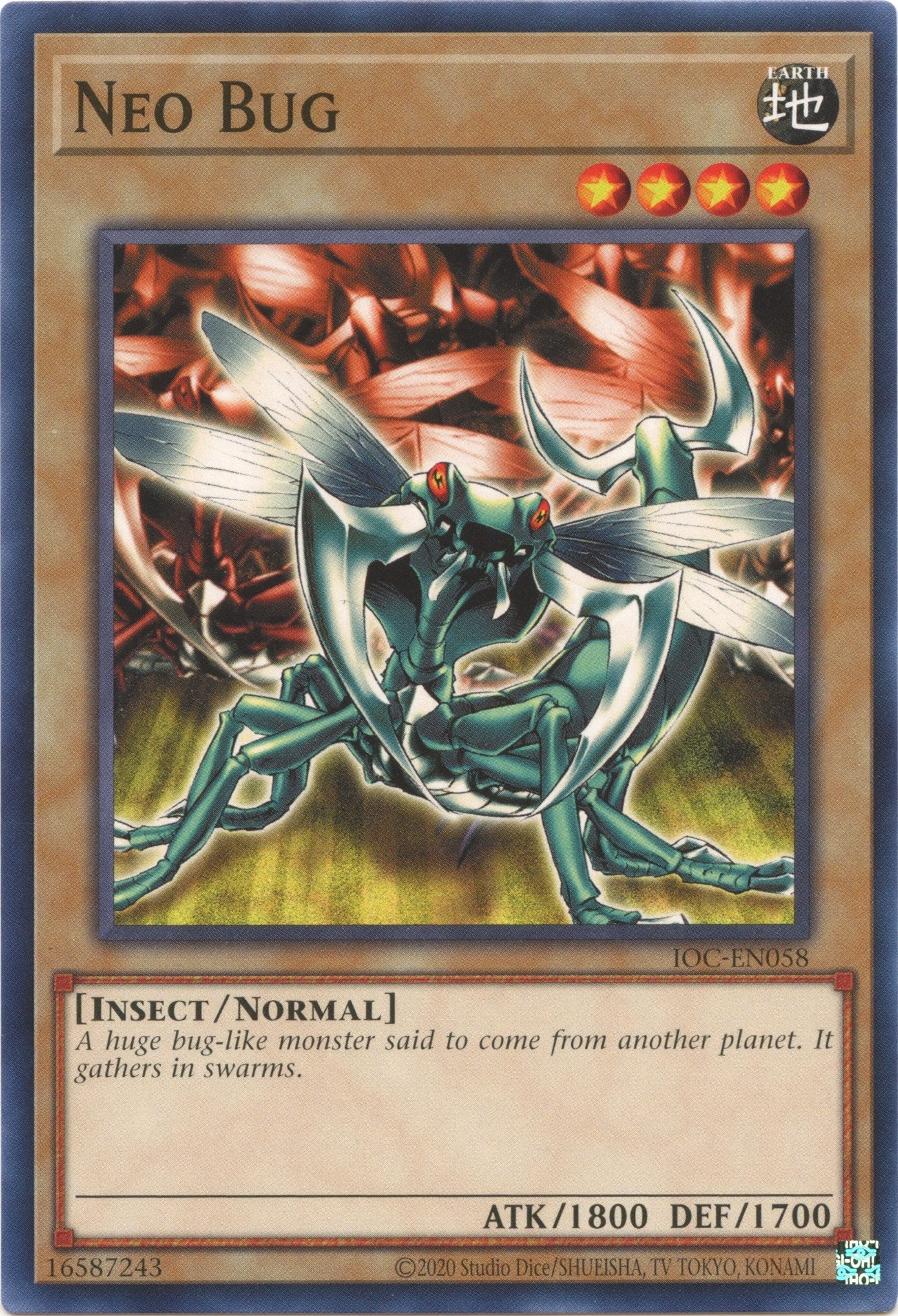 Image for Neo Bug (Invasion of Chaos (25th Anniversary Edition)) (IOC-EN058) - YuGiOh
