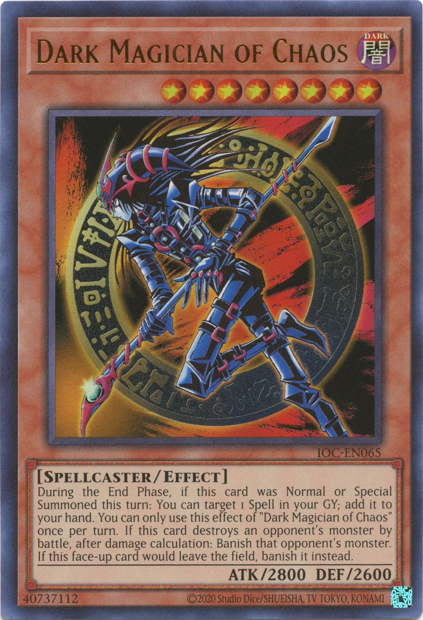 Image for Dark Magician of Chaos (Invasion of Chaos (25th Anniversary Edition)) (IOC-EN065) - YuGiOh