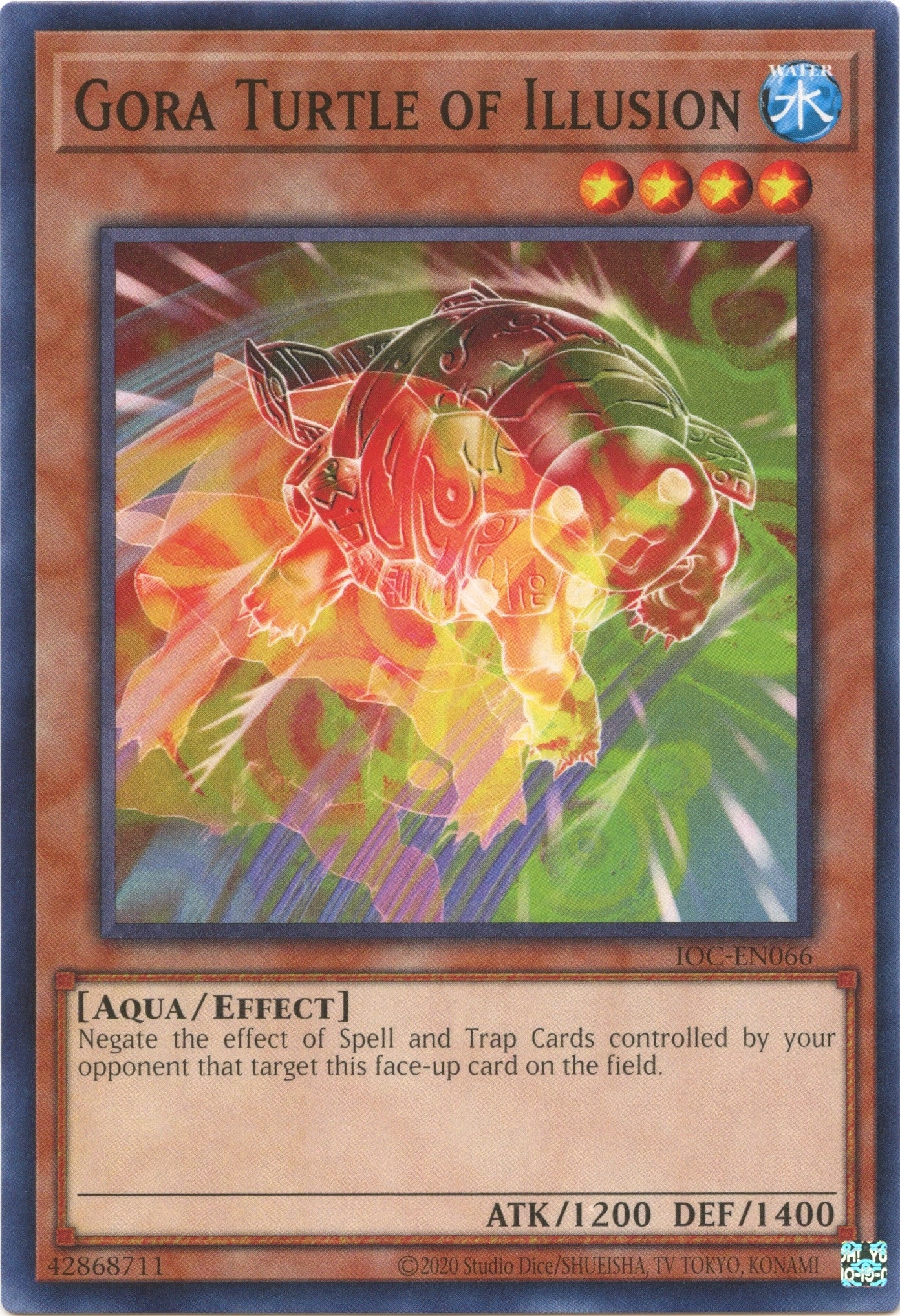 Image for Gora Turtle of Illusion (Invasion of Chaos (25th Anniversary Edition)) (IOC-EN066) - YuGiOh