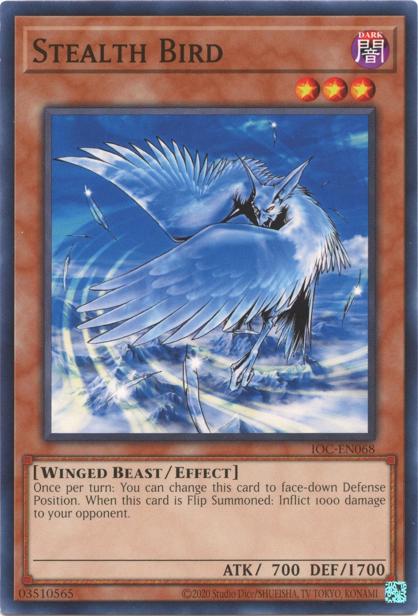 Image for Stealth Bird (Invasion of Chaos (25th Anniversary Edition)) (IOC-EN068) - YuGiOh