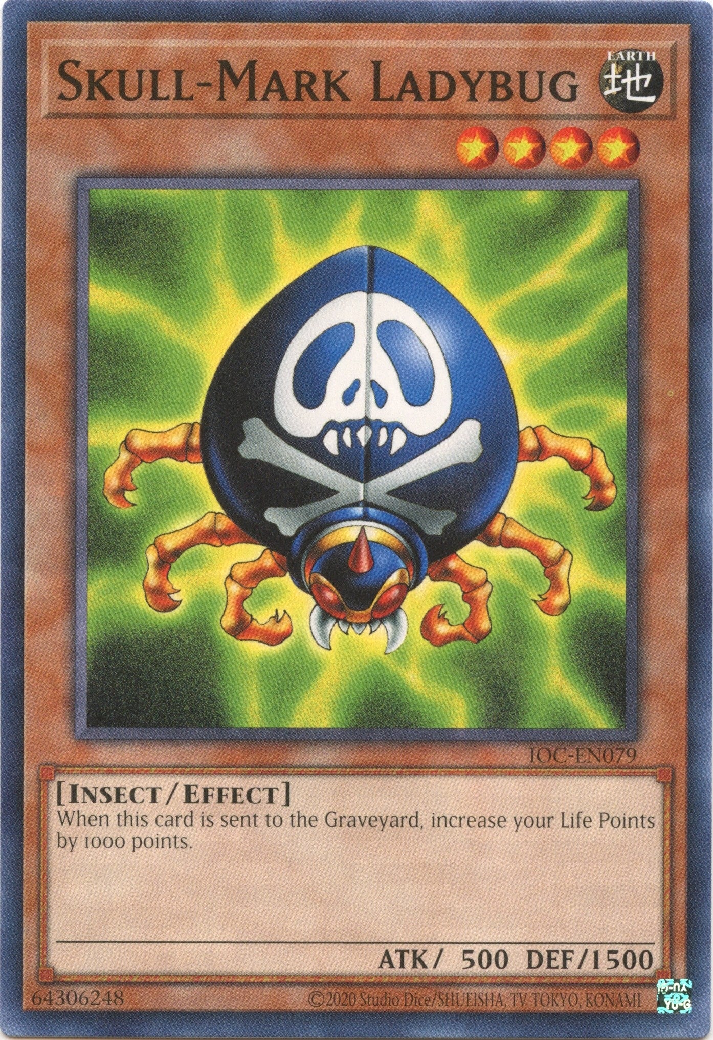 Image for Skull-Mark Ladybug (Invasion of Chaos (25th Anniversary Edition)) (IOC-EN079) - YuGiOh