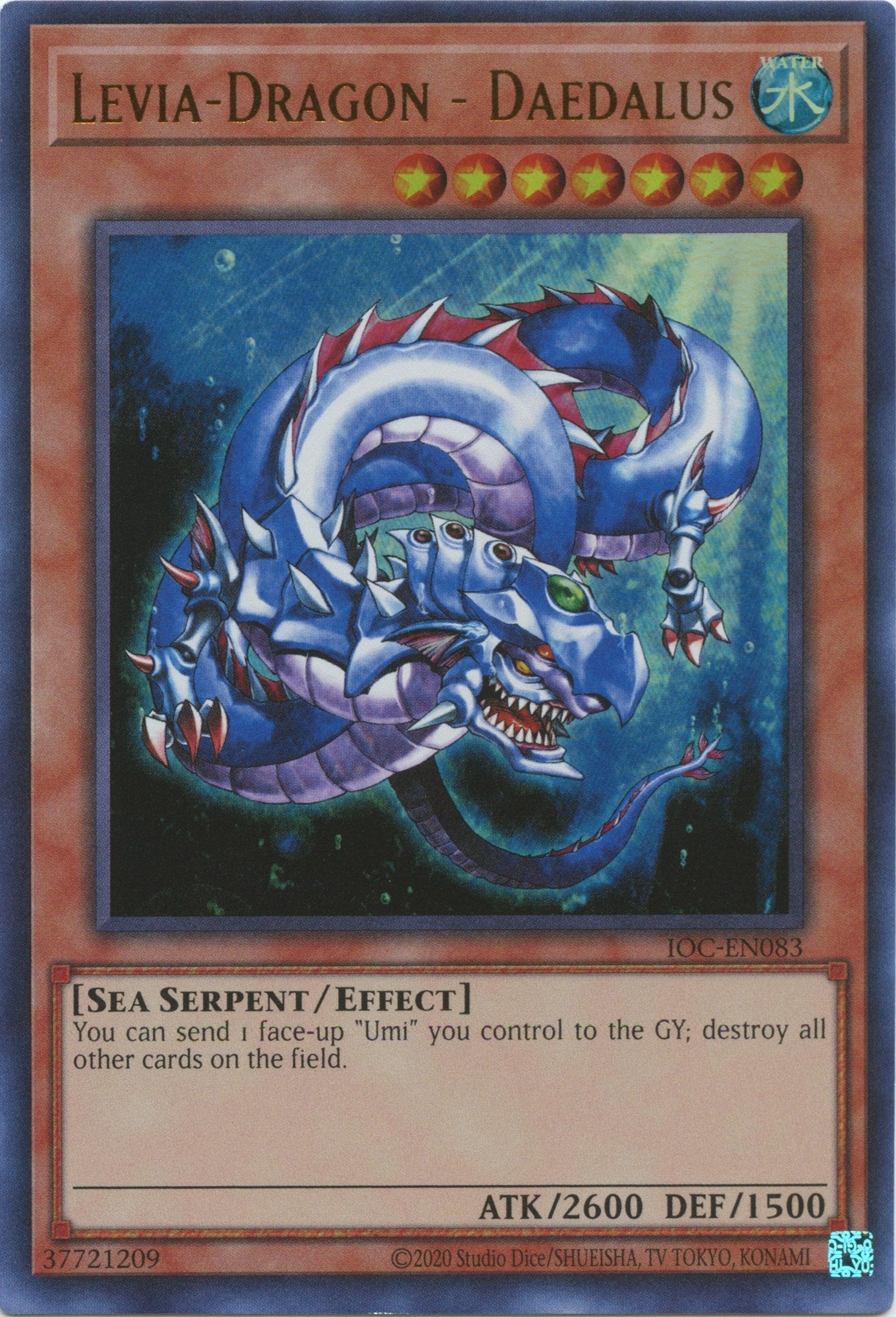 Image for Levia-Dragon - Daedalus (Invasion of Chaos (25th Anniversary Edition)) (IOC-EN083) - YuGiOh