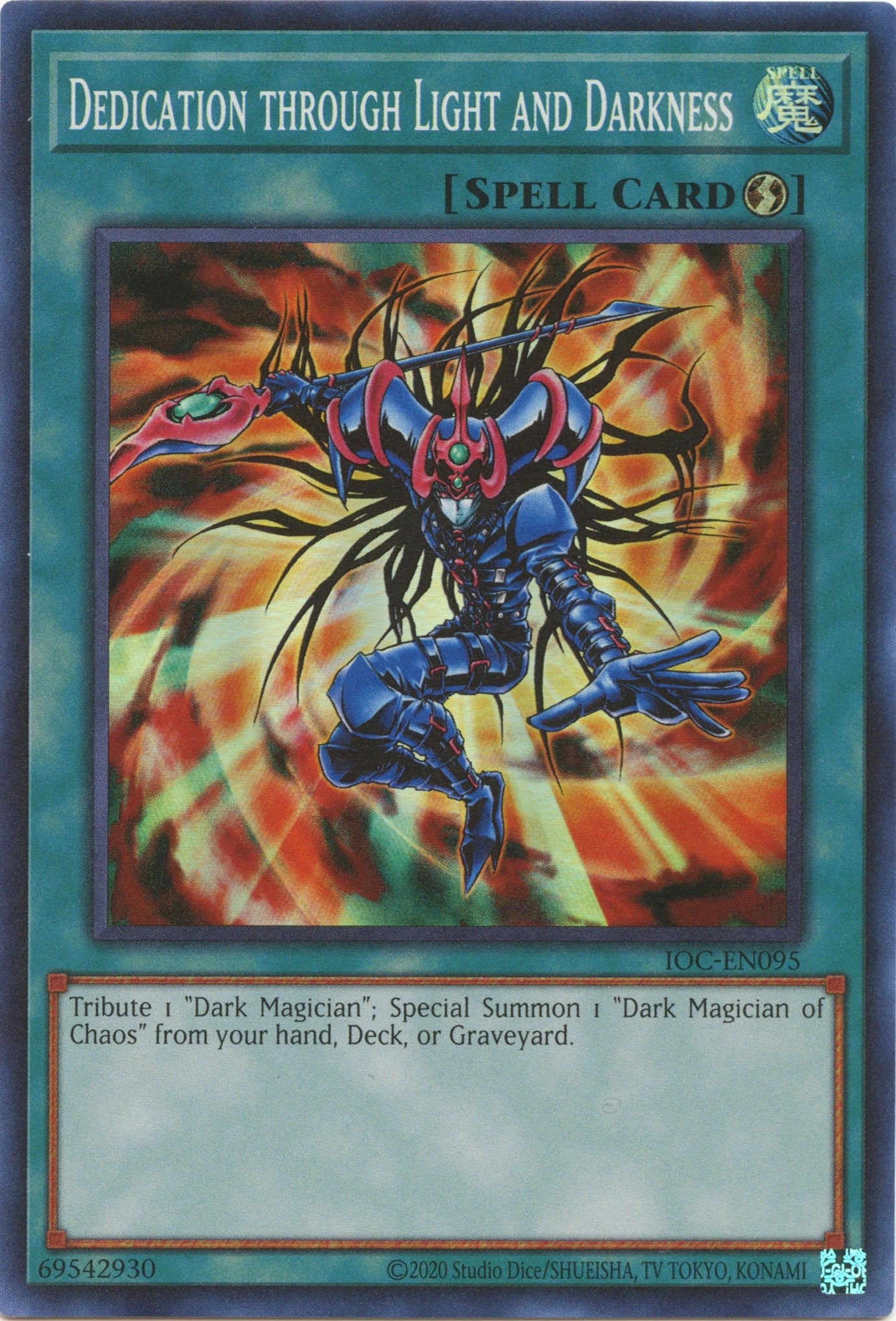Image for Dedication Through Light and Darkness (Invasion of Chaos (25th Anniversary Edition)) (IOC-EN095) - YuGiOh