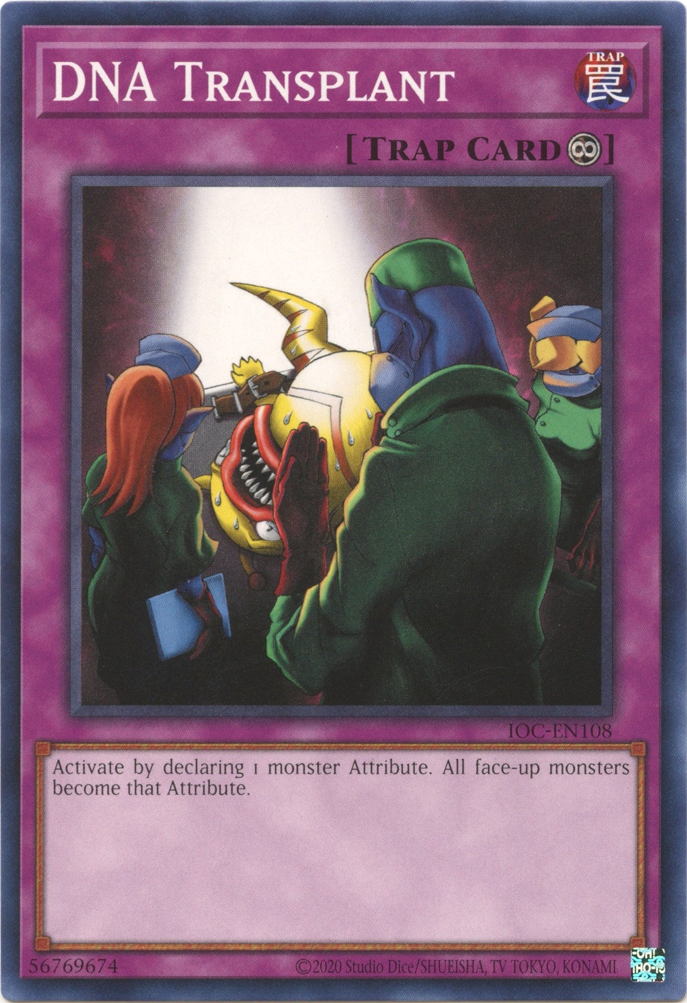 Image for DNA Transplant (Invasion of Chaos (25th Anniversary Edition)) (IOC-EN108) - YuGiOh