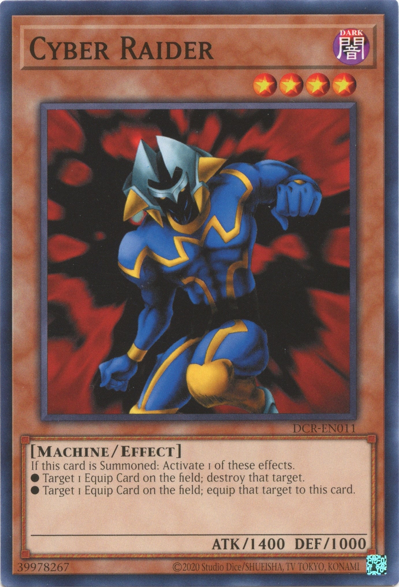 Image for Cyber Raider (Dark Crisis (25th Anniversary Edition)) (DCR-EN011) - YuGiOh