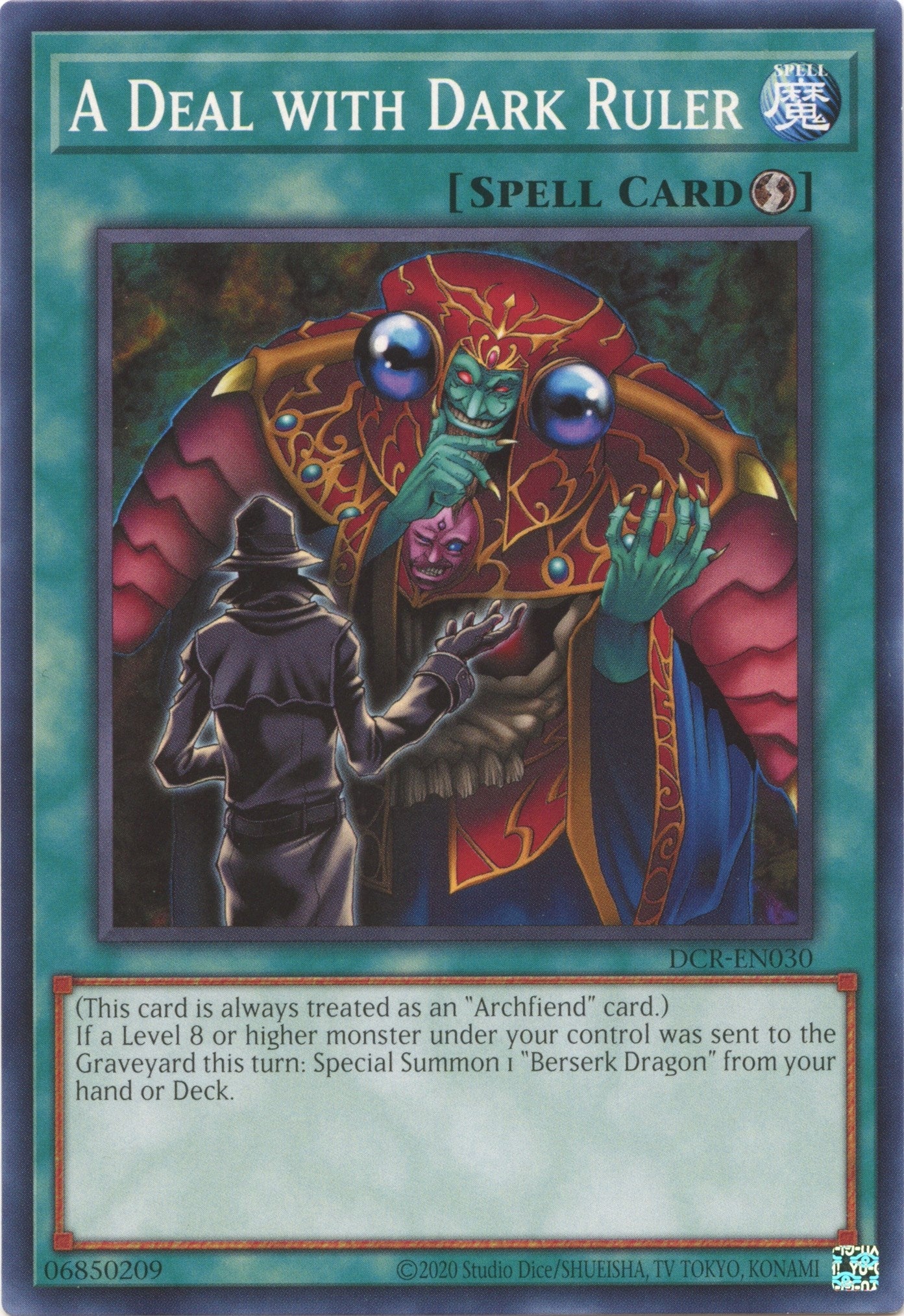 Image for A Deal with Dark Ruler (Dark Crisis (25th Anniversary Edition)) (DCR-EN030) - YuGiOh