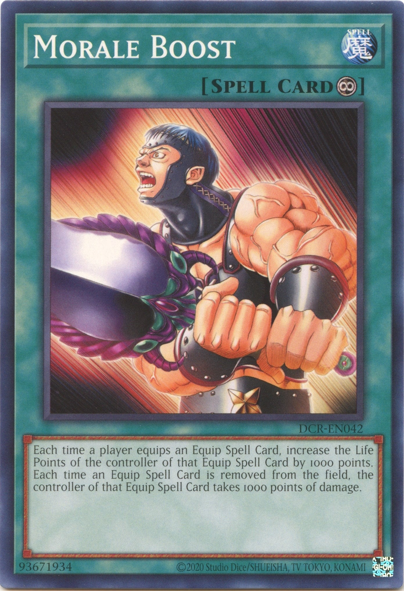 Image for Morale Boost (Dark Crisis (25th Anniversary Edition)) (DCR-EN042) - YuGiOh