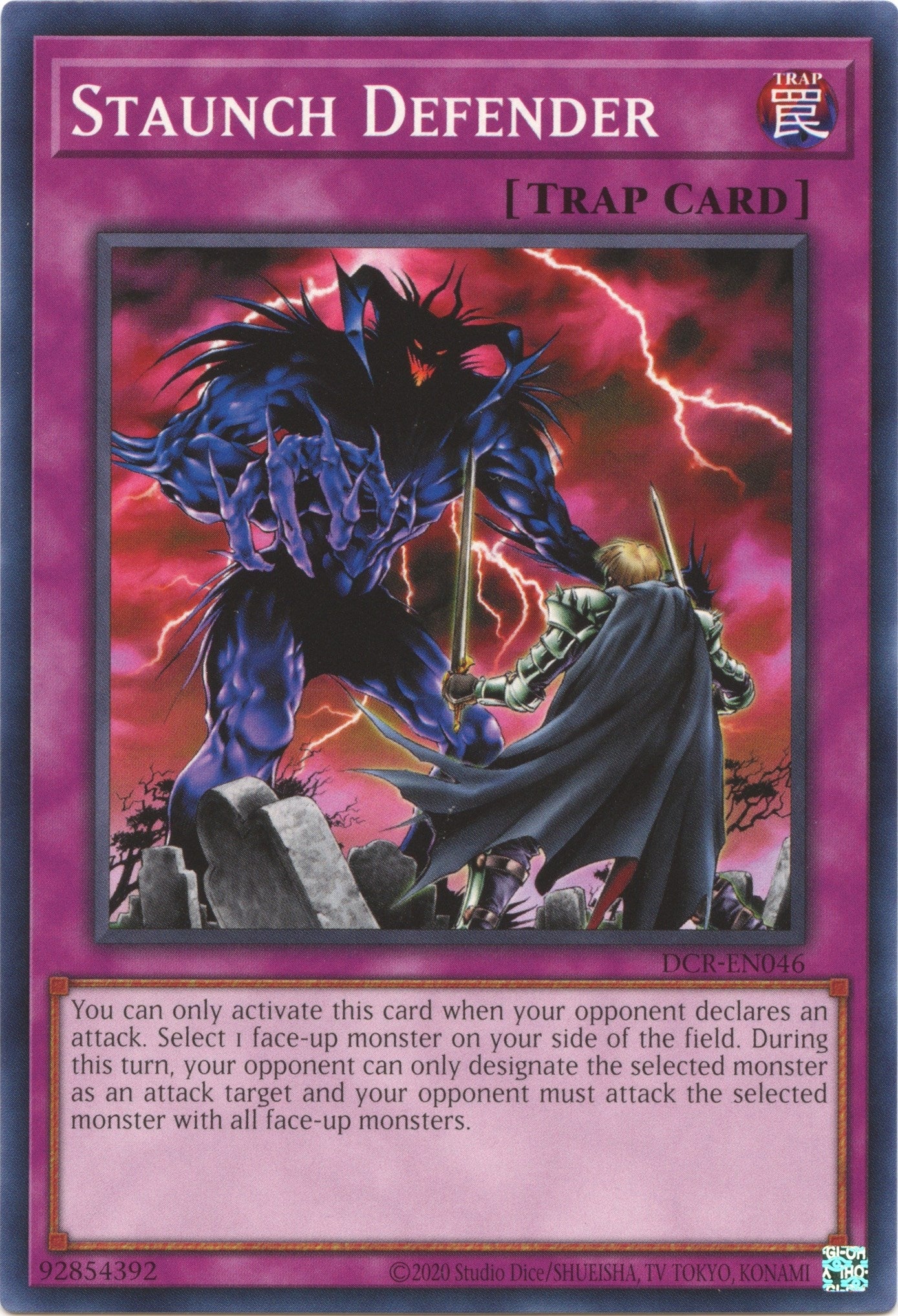 Image for Staunch Defender (Dark Crisis (25th Anniversary Edition)) (DCR-EN046) - YuGiOh