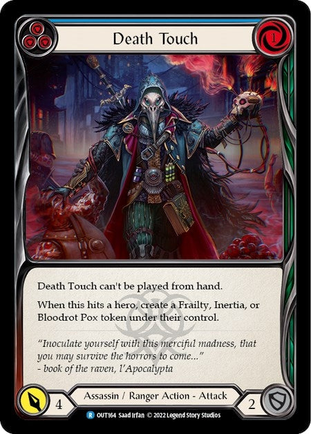 Image for Death Touch (Blue) (Outsiders) (OUT164) - Flesh and Blood TCG