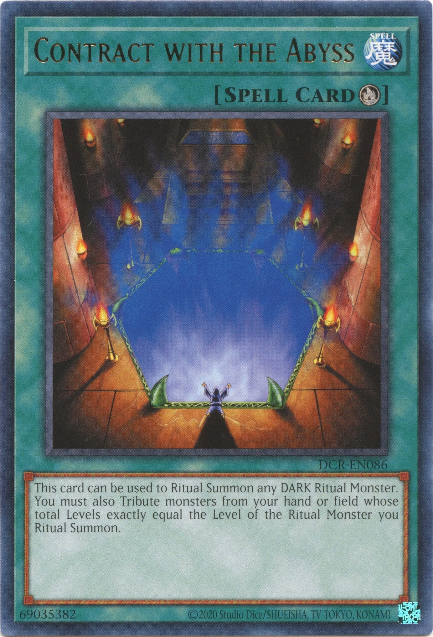 Image for Contract with the Abyss (Dark Crisis (25th Anniversary Edition)) (DCR-EN086) - YuGiOh