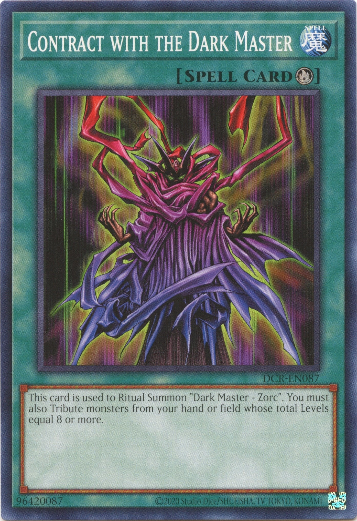 Image for Contract with the Dark Master (Dark Crisis (25th Anniversary Edition)) (DCR-EN087) - YuGiOh