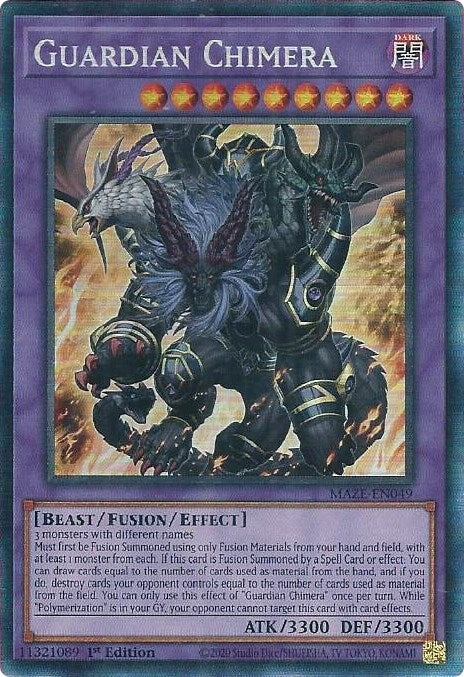 Image for Guardian Chimera (CR) (Maze of Memories) (MAZE-EN049) - YuGiOh