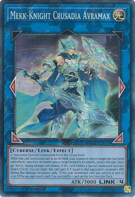 Image for Mekk-Knight Crusadia Avramax (CR) (Maze of Memories) (MAZE-EN054) - YuGiOh