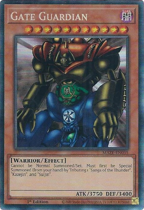 Image for Gate Guardian (CR) (Maze of Memories) (MAZE-EN035) - YuGiOh