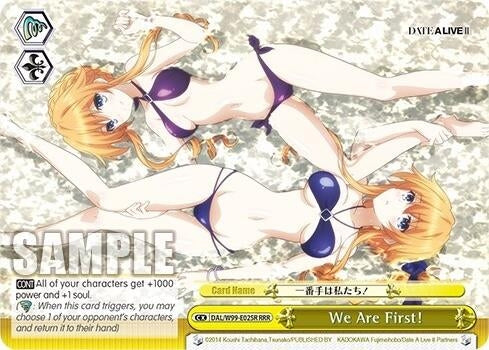 Image for We Are First! (RRR) (Date A Live Vol.2) (DAL/W99-E025R RRR) - Weiss Schwarz