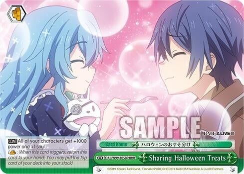 Image for Sharing Halloween Treats (RRR) (Date A Live Vol.2) (DAL/W99-E050R RRR) - Weiss Schwarz