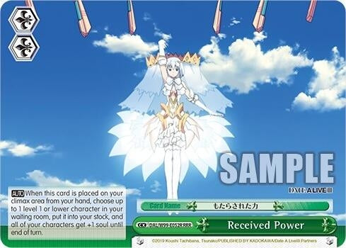 Image for Received Power (RRR) (Date A Live Vol.2) (DAL/W99-E052R RRR) - Weiss Schwarz