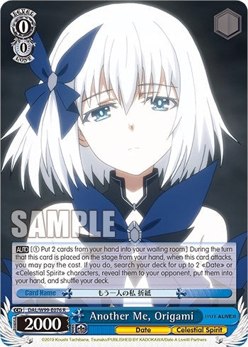 Image for Another Me, Origami (Date A Live Vol.2) (DAL/W99-E076 R) - Weiss Schwarz