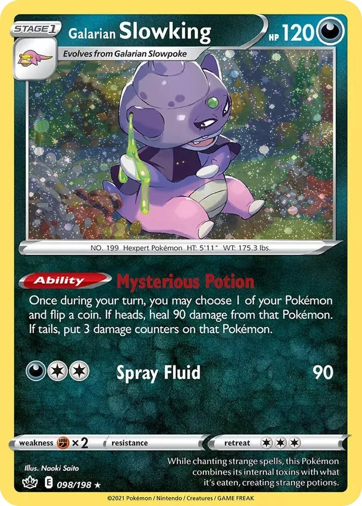 Image for Galarian Slowking (Cosmos Holo) (Miscellaneous Cards & Products) (098/198) - Pokemon