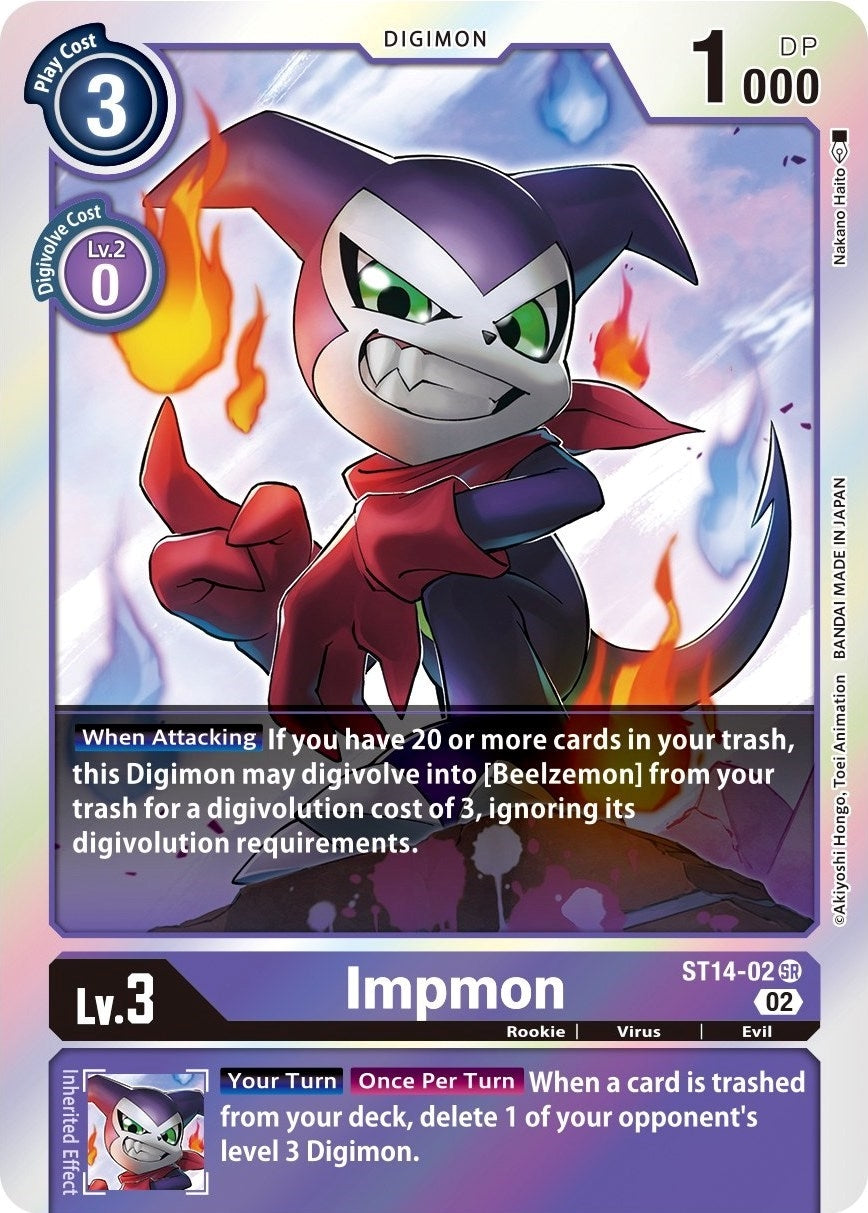 Image for Impmon (ST-14) (ST14-02 SR) - Digimon Card Game