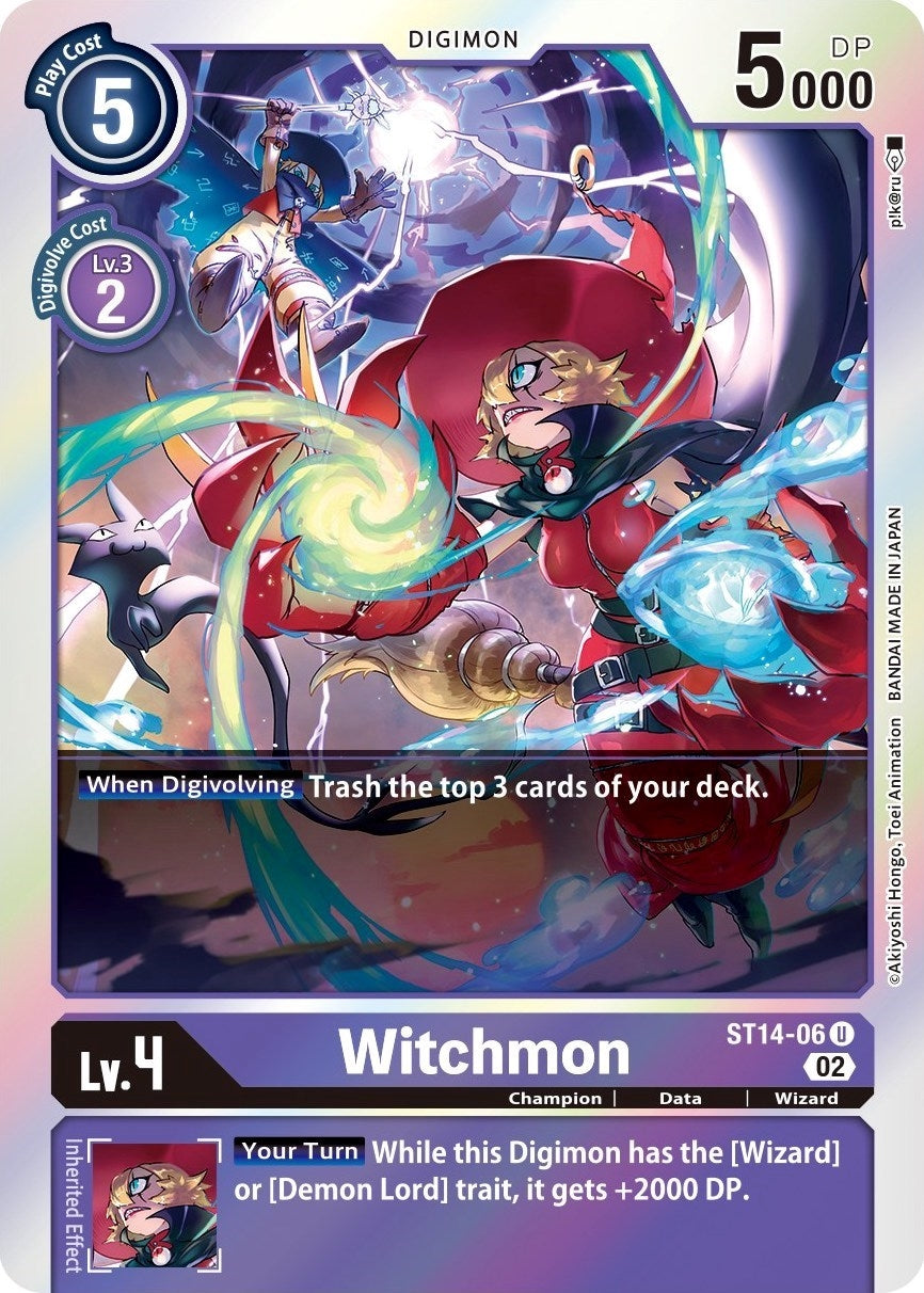 Image for Witchmon (ST-14) (ST14-06 U) - Digimon Card Game