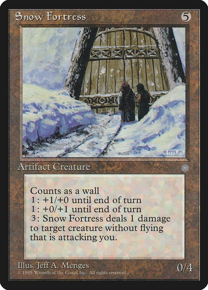 Image for Snow Fortress (Ice Age) - Magic: The Gathering