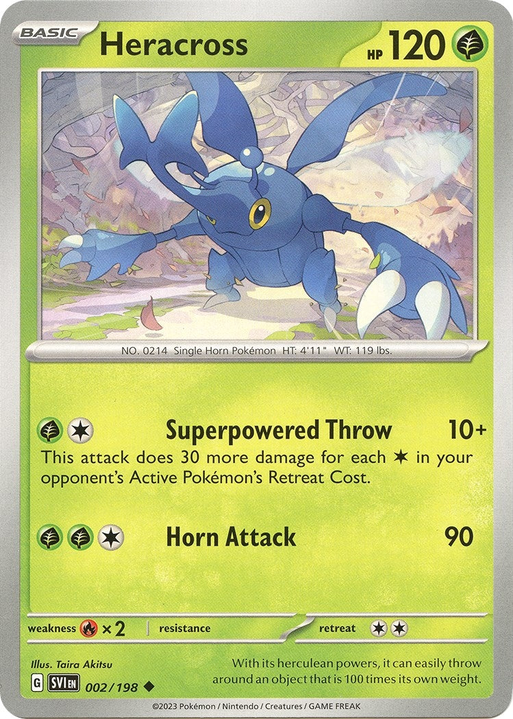 Image for Heracross (SV01: Scarlet & Violet Base Set) (002/198) - Pokemon