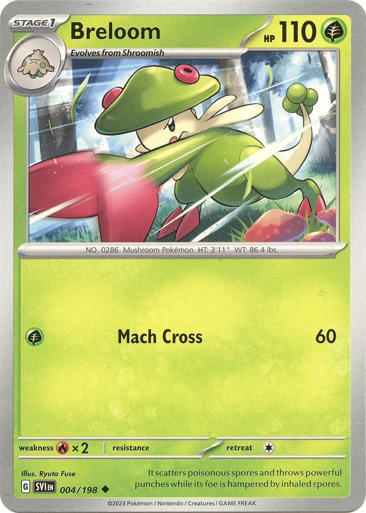 Image for Breloom (SV01: Scarlet & Violet Base Set) (004/198) - Pokemon