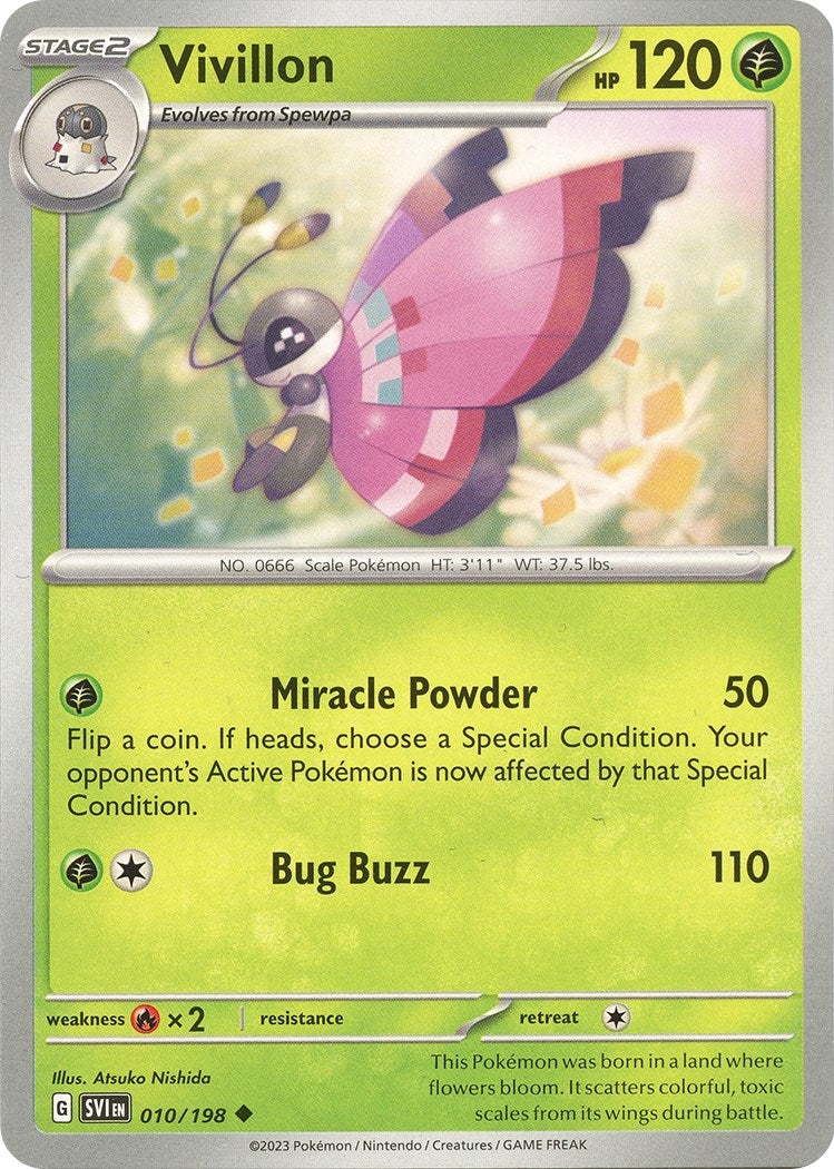 Image for Vivillon (SV01: Scarlet & Violet Base Set) (010/198) - Pokemon