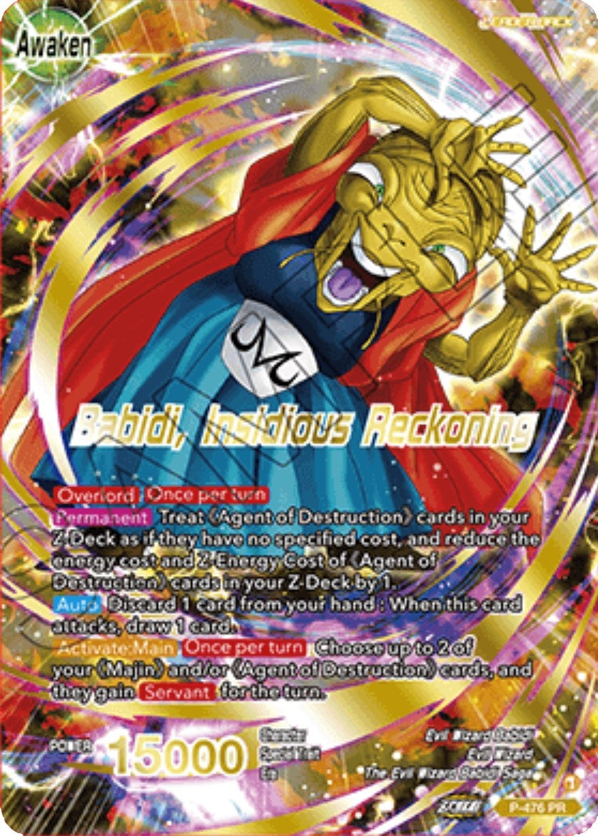 Image for Babidi // Babidi, Insidious Reckoning (Gold-Stamped) (Tournament Promotion Cards) (P-476) - Dragon Ball Super: Masters