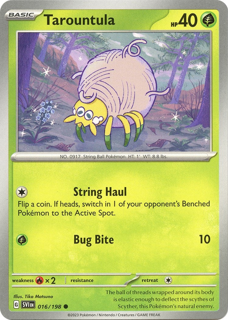 Image for Tarountula (SV01: Scarlet & Violet Base Set) (016/198) - Pokemon