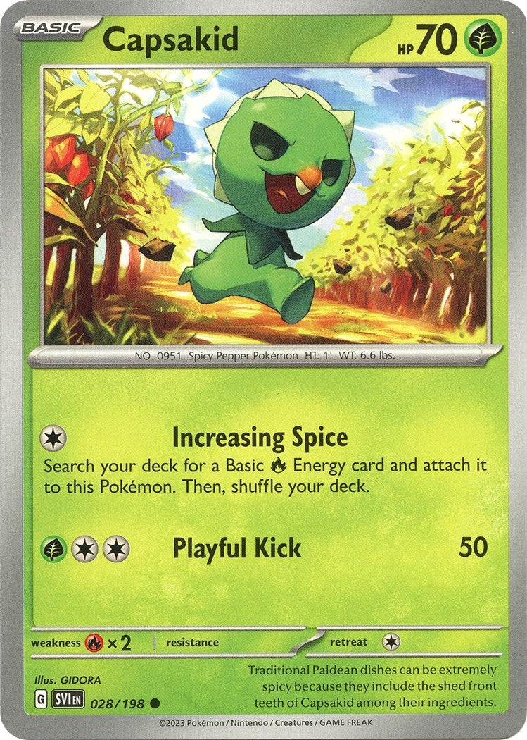 Image for Capsakid (SV01: Scarlet & Violet Base Set) (028/198) - Pokemon
