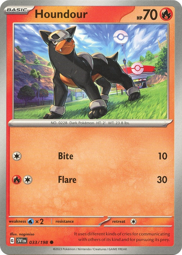 Image for Houndour (SV01: Scarlet & Violet Base Set) (033/198) - Pokemon