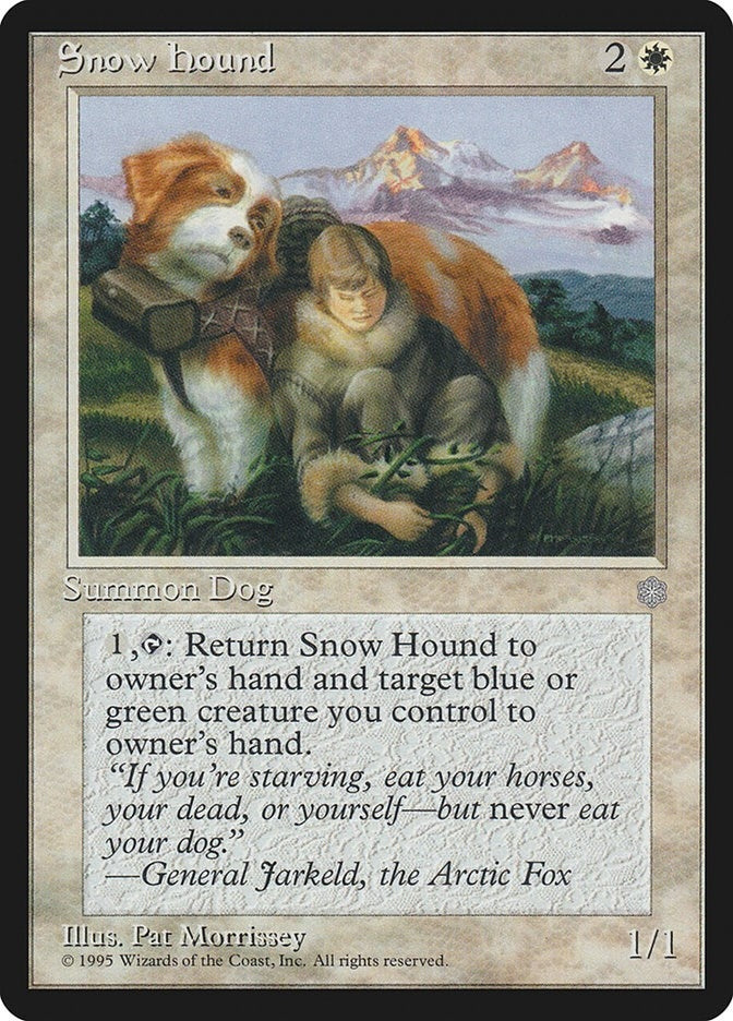 Image for Snow Hound (Ice Age) - Magic: The Gathering
