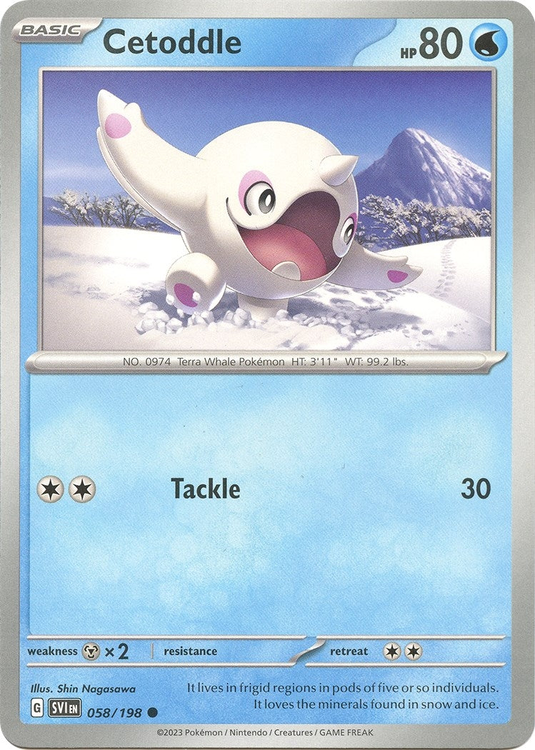 Image for Cetoddle (SV01: Scarlet & Violet Base Set) (058/198) - Pokemon