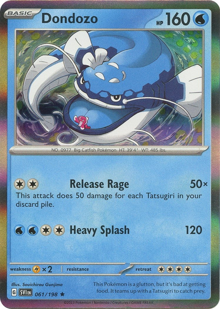 Image for Dondozo (SV01: Scarlet & Violet Base Set) (061/198) - Pokemon