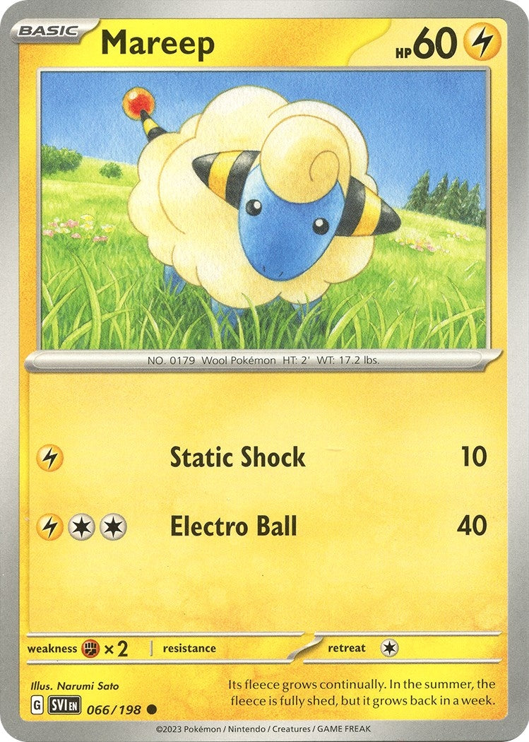 Image for Mareep (SV01: Scarlet & Violet Base Set) (066/198) - Pokemon