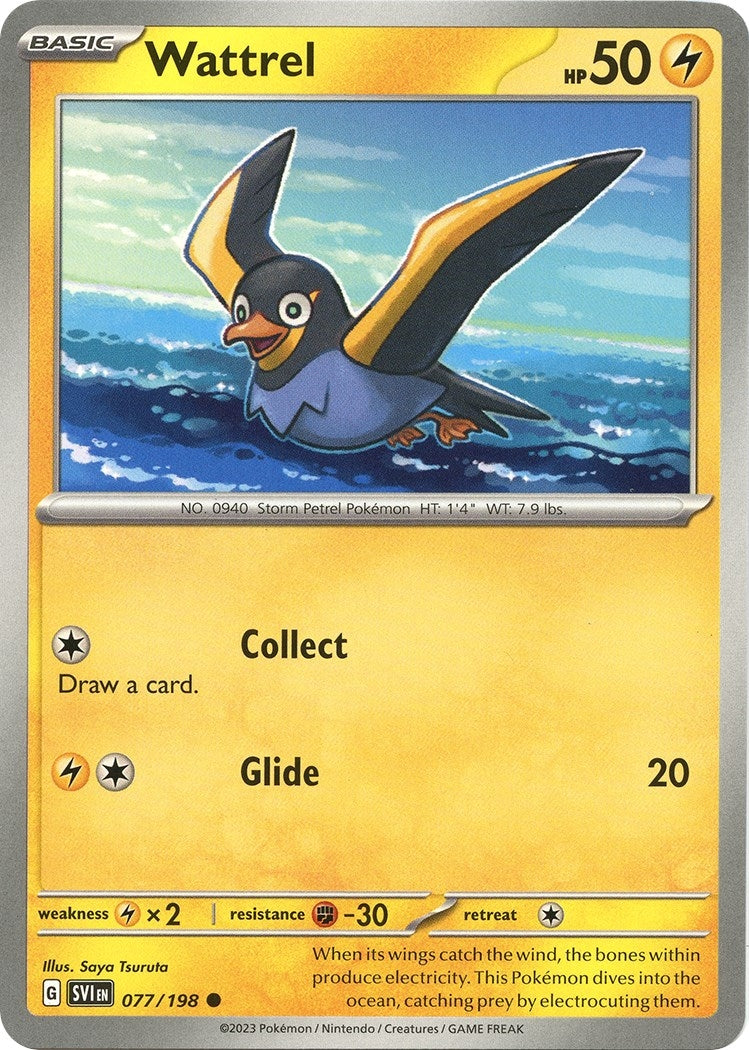 Image for Wattrel (SV01: Scarlet & Violet Base Set) (077/198) - Pokemon