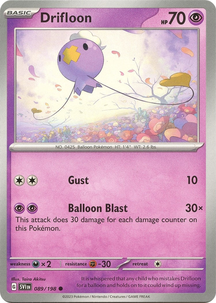 Image for Drifloon (SV01: Scarlet & Violet Base Set) (089/198) - Pokemon